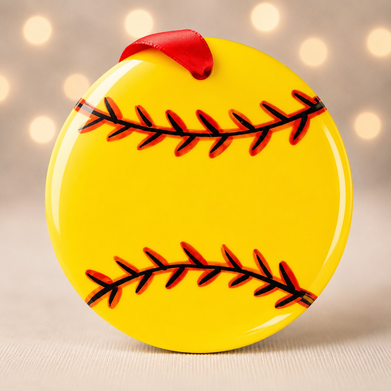 Softball Ornament